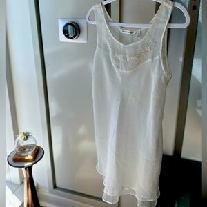 VICTORIA’S SECRET Vintage 1997 Layered Beaded Slip - off white XS